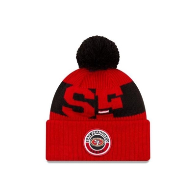 Sapca New Era San Francisco 49ers NFL Alternate Cold Weather Sport Knit Beanie - Negrii